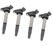 YLHMG Bobine d'allumage de moteurs 4 pièces 90919-02252 90919-02258 90919-C2003 bobine d'allumage de voiture, for Toyota, for Corolla, for Matrix, for Prius Bobine d'allumage