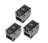 YLHMG Bouton de commutation vitre électrique côté conducteur intérieur voiture, for Passat, B5, for Bora, for Golf, 4 MK4 Seat Leon Toledo 1J4959857D 3B0959855B Interrupteur de réglage du siège(White)