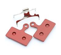 YLHMG for Shimano, for G01S G03A XRE Br-M9000 SLX M6000 M675 vélo hydraulique Alfine S700 Deore M615, 4 Paires de Plaquettes de Frein à Disque de vélo VTT Plaquettes de Frein pour vélo(Rot)