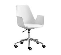 YLHMNE Chaises de Cuisine rembourrées épaisses Chaise de Bureau Chaise d'ordinateur pivotant Levage ménage Chambre Meubles Dossier chaises de Bureau(Five-Star Foot)