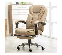 YLHMNE Chaises de Cuisine rembourrées épaisses Chaise d'ordinateur Bureau à Domicile Cafés Internet Gamer Fauteuil Meubles(Khaki)