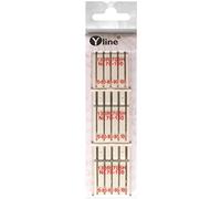 Yline E90113 Lot de 15 aiguilles universelles pour machine à coudre N° 70-100 Talon plat 130R/705H
