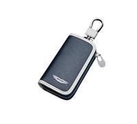 YLINNB Étui pour Clé de Voiture pour Aston Martin Vantage/DB12/DBX/Vanquish/Valhalla/Valour, Support de Boîtier de Protection pour Clés à Distance Accessoires de Voiture Haut de Gamme,Blue