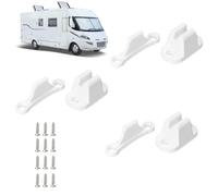 Ylinwtech Bloc Porte Camping Car 3 Pack | Bloc Porte Caravane, Matière plastique, installation facile sans outil, Butoir de Porte pour Caravane, Bateau et Armoire