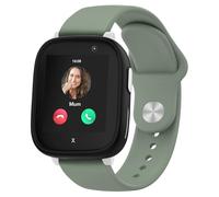 YLK Bracelet pour enfant compatible avec Xplora X6 Play pour filles et garçons - Bracelet de rechange en silicone souple et sûr - Étanche - Pour montre Xplora X6 - Vert olive