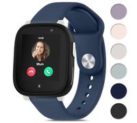 YLK Bracelet pour enfant compatible avec Xplora X6 Play - Pour filles et garçons - En silicone souple et sûr - Étanche - Bracelet de rechange pour montre Xplora X6 - Bleu marine