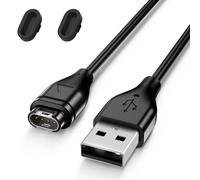 YLK Chargeur compatible avec Garmin Instinct/Instinct 2 2S 2X 3/ Solar/Solar Tactical/Instinct Surf Edition/TACTIX Charlie/Delta/Garmin Quatix 5 6, 100cm Charger USB (Noir, 100cm)