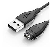 YLK Chargeur compatible avec Garmin Instinct/Instinct 2 2S 2X 3/ Solar/Solar Tactical/Instinct Surf Edition/TACTIX Charlie/Delta/Garmin Quatix 5 6, 100cm Charger USB (Noir, 1 * 100cm)