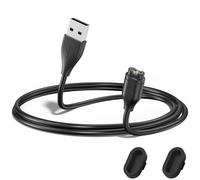 YLK Chargeur Compatible avec Garmin Instinct/Instinct 3 2 2S 2X/ Solar/Solar Tactical/Instinct Surf Edition/TACTIX Charlie/Delta/Garmin Quatix 6 5, Câble et Port Protecteur Anti-poussière (50CM)