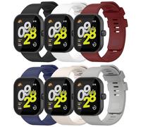 YLK Pack Bracelet Montre Sport Compatible avec Xiaomi Redmi Watch 5/4/Mi Band 8 Pro/9 Pro, en Silicone Soft pour Redmi Watch 5/4,Femme et Homme