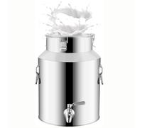 YLKJCE Bidon à Huile en Acier Inoxydable avec Robinet,Seau INOX Alimentaire avec Couvercle pour Huile Et Aliments pour Stockage(Capacity,28liter)