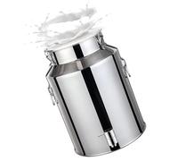 YLKJCE Bidon Alimentaire avec Robinet,Seau Alimentaire INOX for à Vin Baril Seau à Eau Huile RéServoir à Thé avec Couvercle Scellé(Capacity, 68liter)