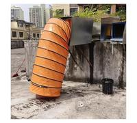 YLLFFLL Tuyau Evacuation 6 M Conduit Flexible De Ventilation Temporaire pour Ventilateur, Gaine Rétractable en PVC pour Chauffage/Refroidissement/évacuation d'air(Dia-400mm)