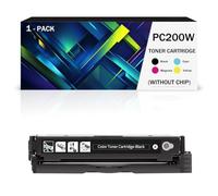 YLLiee Pack combiné de Cartouches de Toner compatibles Ricoh PC200W (sans Puce) - Compatible avec Les imprimantes MC240FW et PC200W (références 408451 408452 408453 408454)(Size:1Pack,Color:Noir)