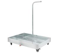 YLLSMGS Bac a Vidange Voiture Bac de Vidange Huile Moteur avec Poignée Rotative Universel en Acier Inoxydable pour Outils et Cuisines(90x60x5cm/35x24x2in)