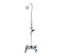 YLLSMGS Lampe D'examen LED Chirurgicale sur Pied à roulettes Base Roulante Lampe Flexible à Col de Cygne Lampe sans Ombre
