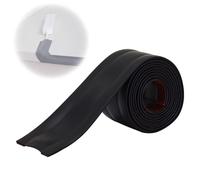 YLLSMGS Passe Cable Sol Cache-câble Monobloc Goulotte Passe Cable Auto-adhésif pour La Maison Le Bureau L'usine La Salle(Black,500cm/197in)