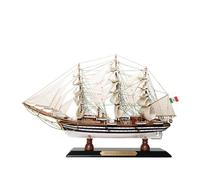 YLME 65cm Maquette de Bateau en Bois Amerigo Vespucci Maquette de voilier en Bois Massif Voilier en Bois Décorations Nautiques en Bois Collection Maison pour Offrir,65CM