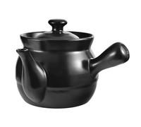 YLME Cocotte en Céramique Poêle À Décoction De Santé Pot À Médicaments Haute Température Pot De Médecine Traditionnelle Chinoise pour La Cuisson, La Pâtisserie Et L'ébullition,2.2l
