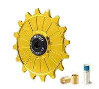 YLME Galet De Dérailleur Arrière pour Vélo, Poulie De Dérailleur Arrière À Roulement en Céramique 11-17T pour Vélos À 7-11 Vitesses,d'or,11T