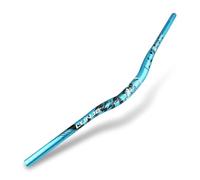 YLME Guidon VTT, Guidon VTT en Forme D'hirondelle 31.8 X 720/780 Mm. Guidon VTT Colonne Montante De Guidon De Vélo en Alliage D'aluminium, pour VTT BMX,Bleu,780MM