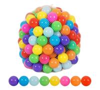 Ylnailky 50 Pièces Balles De Piscine À Balles | Boules Colorées Ø 7cm pour Piscine | Anti-écrasement Balle De Jeu Portables | Balle De Jeu en Plastique | Jeu De Boules Bébé pour Tente, Maison