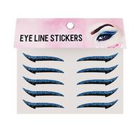 Ylnailky Autocollants Eyeliner Cils - Adhésif pour Patch à Paupières | Adhésif Tenue Longue Bandes Pour Sorties Danse Voyage Scène Mères