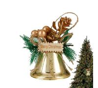 Ylnailky Cloche De Noël | avec Un Charm à Lanière,Ornements Décoratifs pour Sapin De Noël | pour Les Vacances d'hiver, La Famille, La Porte, La Fête, La Cheminée, L'Automne Et La Maison