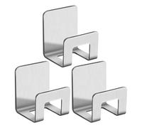 Ylnailky Égouttoir D'évier | 3 Packs Égouttoir À Éponge | Support Nettoyage Auto-adhésif | Porte-éponge en Acier Inoxydable | Étagère Rangement Nettoyage Cuisine pour Épurateurs, Brosse À Dents