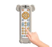 Ylnailky Jouet télécommandé pour tout-petit, jouet télécommandé pour | Jouets musicaux d'apprentissage en forme d'animal mignon | Jouet sensoriel pour bébés en 3 langues avec sons pour Noël, Halloween