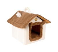 Ylnailky Lit De Chat | Nid Confortable avec Tunnel Chaleureux pour La Maison - Nid pour Chat D'Intérieur,Destiné À L'Extérieur, l'hiver, Dormir Dehors, La Maison, Le Voyage Et La