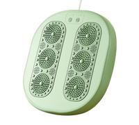 Ylnailky Massageur de Pieds - Dispositif De Chaleur Silencieux À Charge USB | Outil de Massage Électrique pour Pieds | pour Hommes Femmes Adultes Maison Bureaux Sous le Bureau