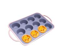 Ylnailky Moule À Cupcakes En Silicone | 12 Cavités Antiadhésives pour Biscuits et - Moule À Muffins En Silicone - Pour, Cheesecake, Œufs, Pies, Four De Cuisine Et Friteuse À Air