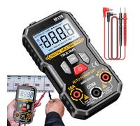 Ylnailky Multimètre Numérique - Multimètre Numérique Intelligent 6000 Points Voltmètre | Appareil de Mesure pour Diagnostic Maintenance Réparation Batterie Électronique Automobile