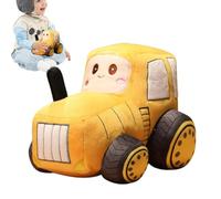 Ylnailky Peluche Voiture - Tracteur Mignon Doudou Animal Jouet - Pouf Canapé Cartoon Décoration Collection,Garçons Collectionneurs Bébé