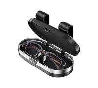 Ylnailky Porte-Lunettes De Soleil pour Voiture - Organisateur De Lunettes pour Pare-Soleil | Boîtier Antipoussière pour Lunettes Polarisées Conduite Quotidienne Longs Trajets