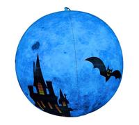 Ylnailky Sphère Gonflable Extérieure Halloween,Ballons Chauves-Souris Halloween pour Plage ou Décoration - Fournitures De Fête D'Halloween Pour Utilisation En Allée Entrée Dortoir Appartement École