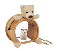 Ylnailky Transporteur pour Hamster,Sac à Dos avec Fenêtre Transparente | Sac Transport Écureuils | pour Petit Animal De Compagnie Dragon Barbu Sugar Glider Oiseau Hérisson Furet Hamster Voyage