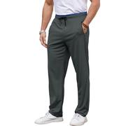YloveM Pantalon Homme ÉTé Taille Elastique LéGer Plage Pantalon Chino Cargo Homme avec Cordon DéContracté Casual Ensemble Homme Ete Chic Yoga avec Poches Zippée