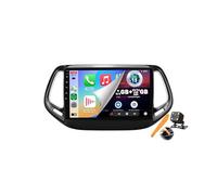 YLOXFW Android 15.0 Autoradio 2 Din Stéréo pour Compass 2017-2020 GPS Navigation 10''Cartablet Lecteur DVD Vidéo Multimédia FM BT Receiver avec Carplay 4G 5G WiFi DSP SWC,M6 pro3