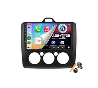 YLOXFW Android 15.0 Autoradio 2 Din Stéréo pour Focus Mk2/Mk3 2004-2011 GPS Navigation 9''Cartablet Lecteur DVD Vidéo Multimédia FM BT Receiver avec Carplay 4G 5G WiFi DSP SWC,Noir,Y400S