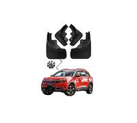 YLOXFW Voiture Garde-Boue Avant et Arrière Fender Splash Guard pour C-itroen C5 AIRCROSS 2016-2022 Bavettes Anti-Éclaboussures Couvre kit 4PC Auto Accessoires,Envoyer 1 Car Wash Towel