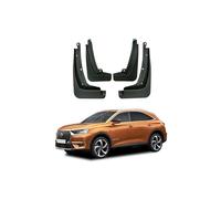 YLOXFW Voiture Garde-Boue Avant et Arrière Splash Guard pour DS7 2018-2024 Bavettes Anti-Éclaboussures Couvre kit 4PC Auto Accessoires,Envoyer 1 Car Wash Towel