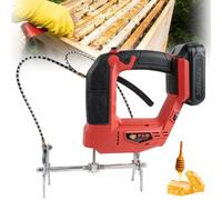 ylpddmm Agitateur électrique pour Ruches, sans Fil, 150 W, avec Moteur sans balais Rechargeable. Agitateur électrique pour Ruches, équipement d'apiculture Bee Hive King Box,Red