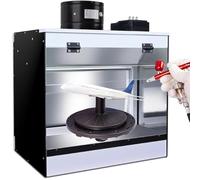 ylpddmm Cabine pour Peinture Aérographe, Cabine De PulvéRisation AéRographe à Rideau d'eau, Modélisme, Pulvérisation, avec Filtre, pour Modèle pour Poterie Et Artisanat,58x50x40cm