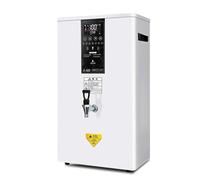 ylpddmm Chauffe-Eau électrique Professionnel, Chauffe-Eau à Chauffage progressif avec écran Tactile LCD, pour Salon de thé, café, Restaurant, Maison, Bureau, 2500 W,White-60L