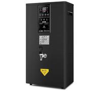 ylpddmm Chauffe-Eau électrique Professionnel, Chauffe-Eau à Chauffage progressif avec écran Tactile LCD, pour Salon de thé, café, Restaurant, Maison, Bureau, 2500 W,White-80L