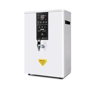 ylpddmm Chauffe-Eau électrique Professionnel, Chauffe-Eau à Chauffage progressif avec écran Tactile LCD, pour Salon de thé, café, Restaurant, Maison, Bureau, 2500 W,White-50L