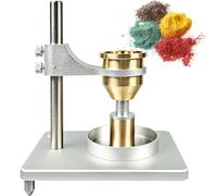 ylpddmm Débitmètre à Effet Hall, densimètre en Vrac et testeur de débit avec Entonnoir en Acier Inoxydable/Laiton, pour Tester Le débit et la Masse volumique,2.5mm-Brass