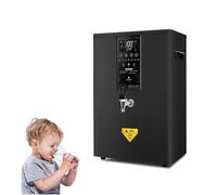 ylpddmm Distributeur d'eau Chaude électrique Professionnel, Chauffe-Eau, 50 L/60 L/80 L/Heure, Acier Inoxydable, Grande capacité, 2500 W, pour Restaurant, hôtel, Bureau,Black-50L